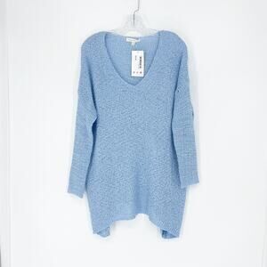 Boutique Reborn J Eloyse Knit V-Neck Tunic Sweater Size Small